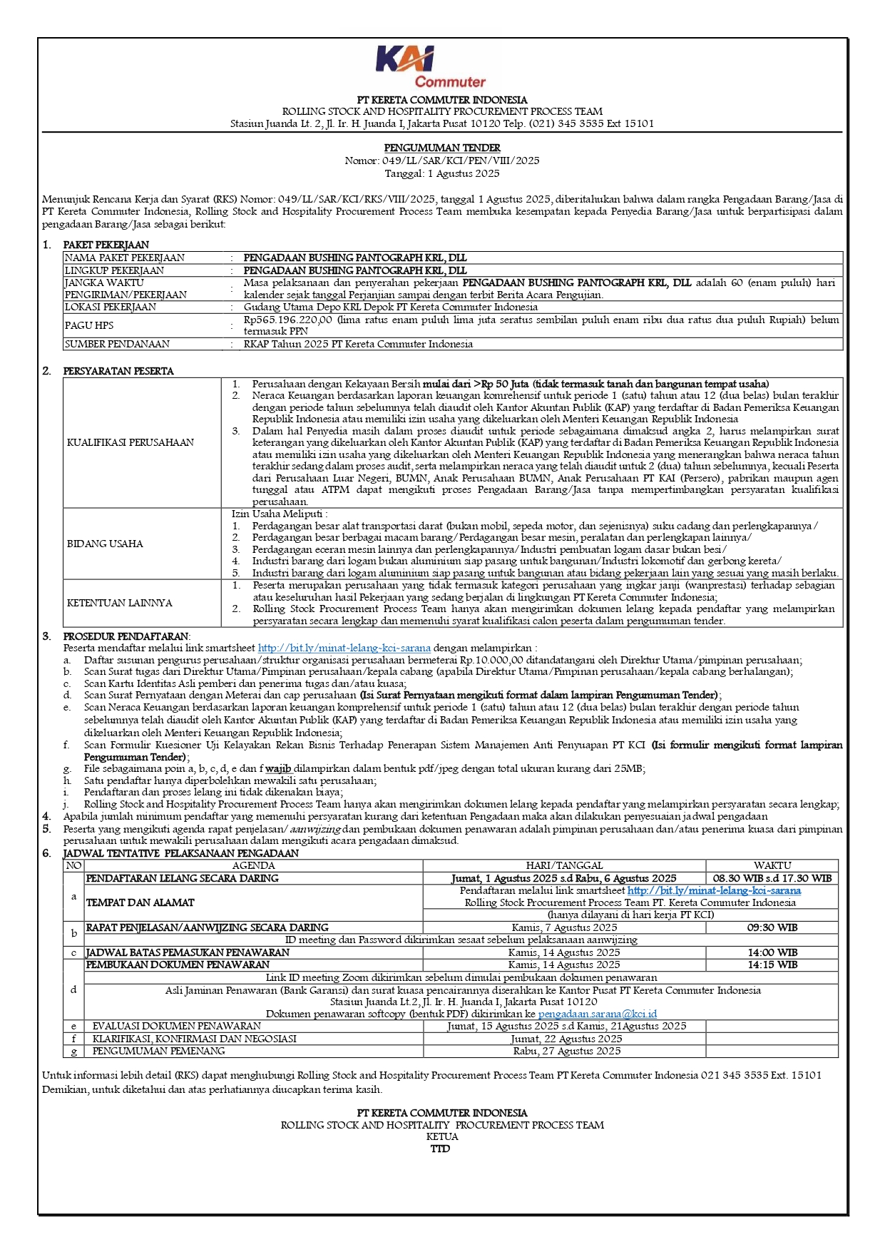 049 pen tender bushing pantograph krl dll